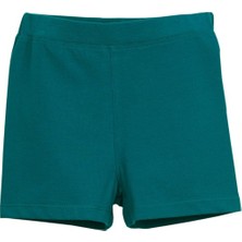 Koyu Petrol Basic Kız Çocuk Dans Şort