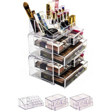 Tekno Trust Akrilik Organizer - 6 Çekmeceli - 5 Katlı - Makyaj Düzenleyici Set