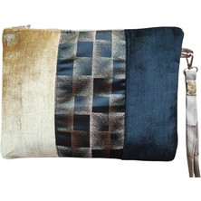 Vertiginoso Kadife Kadın Portföy Clutch El Çantası