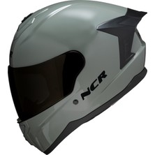 NCR Rapid Tam Yüz Kapalı Kask Siyah Camlı Akrilonitril Bütadien Stiren Malzemesi ile Güvenli Koruma