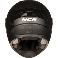 NCR Rapid Siyah Camlı Kapalı Kask (Ece Belgeli)