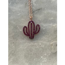 Blow Accessories 925 Ayar Gümüş Kaktüs Kolye