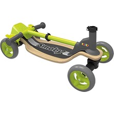 Open Cart S-Cruiser Ahşap 4 Tekerlekli Scooter 7600750700