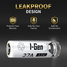 I-Gen Batteries I-Gen 27A Pil 5'li Paket 12V MN27 (27A / A27 / L828)
