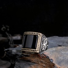 Senin Silver Erkek Otantik Figürlü 925 Ayar Erkek Gümüş Yüzük
