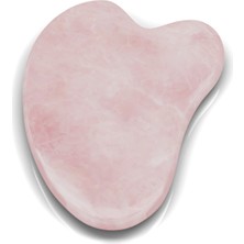 Alite Pembe Kuvars Gua Sha Kalp Şekli Masaj Taşı