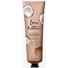 Oriflame Love Nature Hindistan Cevizi Içeren 48 Saat Nem Desteği Sunan Besleyici El Kremi 75 ml