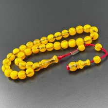 Hicaz Tesbihçilik Küre Kesim Kaliteli Osmanlı Benzetme Sıkma Kehribar Tesbih Gfdewrt