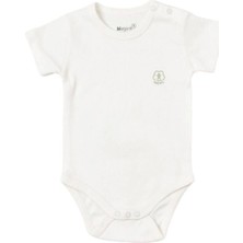Basic Kısa Kol Çıtçıtlı Body %100 Organik Pamuk ( 0-24 Ay )
