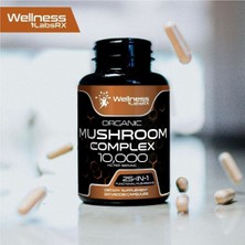 Wellness Labs Organic 25-In 1 Mushroom Complex 10,000 Mg -120 Kapsül