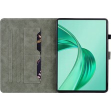 Digital Computer Home Honor Pad X8A Kılıfları Için Tiger Imprint Çizilmez Pu Deri Tablet Kapağı-Kahverengi (Yurt Dışından)