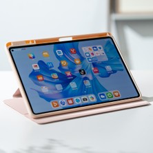 Digital Computer Home Huawei Matepad Pro 11(2022)/(2024)KILIF Tpu+Pu Deri+Arcylic Kalem Tutuculu Tablet Kılıfı-Siyahımsı Yeşil (Yurt Dışından)