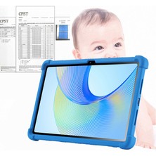 Digital Computer Home Honor Pad X9 ELN-W09 Yumuşak Silikon Tablet Kılıfı Pc Kickstand Koruyucu Tablet Kapağı-Koyu Mavi (Yurt Dışından)