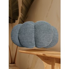 Butamteks 40 x 40  cm  Papatya Şeklinde Triko Kırlent - Şıklık ve Doğallığın Buluşma Noktası