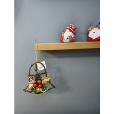 Gift Co Yılbaşı Özel Rattan Kapı Süsü 20 cm