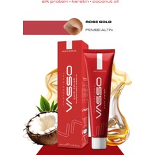Vasso Kadın Saç Boyası Pembe Altın 100 ml