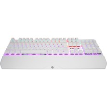 Rampage KB-R86 Umbra Beyaz Rainbow Red Switch Full Mekanik Klavye Gaming Klavye Oyuncu Klavye Türkçe