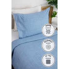 Vega Tek Kişilik Nevresim Seti - Mavi