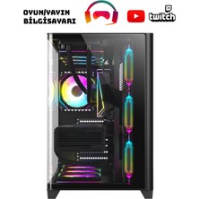 Zeiron Tiger RTX05 Ryzen 5 8400F 32GB Ddr5 Ram 2 Tb M.2 Nvme SSD 12GB 192BIT RTX4070 Sıvı Soğutmalı Oyuncu Masaüstü Bilgisayarı