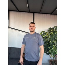 Kübra tekstil Erkek Oversize Fit Bisiklet Yaka Sırt Baskılı Kısa Kollu Tişört/t-Shirt/tshirt