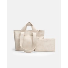Merila Büyük Yumuşak Derili  Kadın Tote Bag