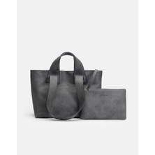 Merila Büyük Yumuşak Derili  Kadın Tote Bag