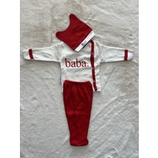 Nurcan Bebe Baba Üçlü Zıbın Takım