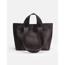 Merila Büyük Yumuşak Derili  Kadın Tote Bag