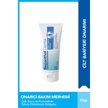 Bepanthol Derma Cilt Bakım Kremi 50 gr + Onarıcı Bakım Merhemi 50 gr + Bel Çantası Hediye