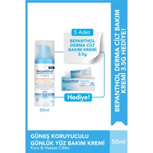 Derma Spf 25 Yüz Bakım Kremi 50 ml 5 Adet Cilt Bakım Kremi 3.5 G