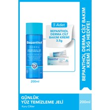 Bepanthol Derma Yüz Temizleme Jeli 200 ml + 5 Adet Cilt Bakım Kremi 3.5 G