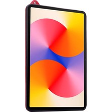 Digital Computer Home Huawei Matepad Se 11/matepad 11(2023)KILIF El Kayışı Kickstand Deri Tablet Kapağı-Kırmızı (Yurt Dışından)