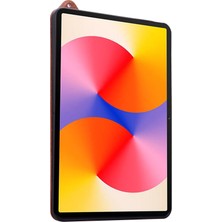 Digital Computer Home Huawei Matepad Se 11/matepad 11(2023)KILIF El Kayışı Kickstand Deri Tablet Kapağı-Kahverengi (Yurt Dışından)