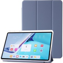 Digital Computer Home Huawei Matepad 11(2021)/(2023)CASE Deri+Tpu+Şeffaf Akrilik Üç Katlı Stand Kapağı-Lavanta Moru Için (Yurt Dışından)