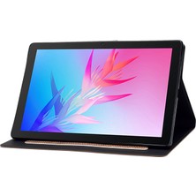 Digital Computer Home Huawei Enjoy Tablet 2/matepad T 10 9,7 Inç/t 10S 10,1 Inç/honor Pad 6 10,1 Inç/pad X6 9,7 Inç Tablet Kılıfı Düz ​​renk Pu Deri Folyo Çevirmeli Stand Kart Yuvaları Manyetik Kapak (Yurt Dışından)