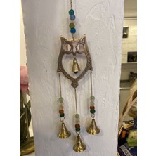 Rahan Rüzgar Çanı Deprem Zili Çanı Kapı Zili Pirinç Baykuş