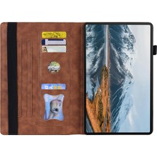 Digital Computer Home Honor Pad X8A Kılıf Pu Deri Iş Folio Koruyucu Tablet Kapak Kart Sahibinin-Kahverengi (Yurt Dışından)