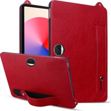 Digital Computer Home Honor Magicpad 2 12.3 Tablet Kılıfı El Kayışı Kickstand Deri Kılıf-Kırmızı (Yurt Dışından)