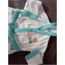 Özdilek Dsny Frozen Snw Kaps 7/8 Yaş Çocuk Bornoz Mavi