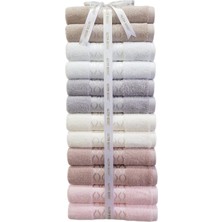 Özdilek El Havlusu %100 Pamuk 50x80 cm 12'li Paket 6 Renk Yumuşak ve Yüksek Emici Kumaş