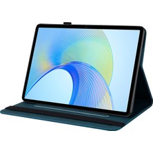 Digital Computer Home Onur Pad X8 Pro/pad X9 Deri Kapak Baskılı Çevirme Standı Kart Tutucu Tablet Kılıfı-Koyu Mavi (Yurt Dışından)