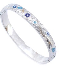 Bz 316L Çelik Nazar Boncuğu Kadın Spor Kelepçe BLZ-518