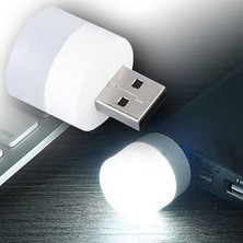 USB Mini LED Powerbank, Şarjlı Usbden Çalışır Günışığı Hediyelik