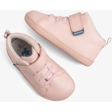 Hopfrög Smart Walker High Top Pembe Işık Barefoot Çocuk Bot