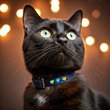 Zen Dog Şık ve Konforlu Kedi Tasması - Mavi, Dayanıklı Kumaş - Ayarlanabilir Boyunluk