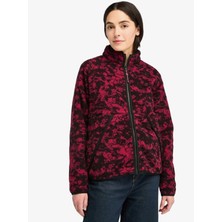 Timberland Printed Fermuarlı Sherpa Kadın Polar Red