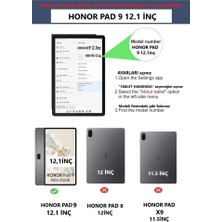 MobaxAksesuar Honor Pad 9 12.1inç Kılıf Kalem Bölmeli Mars Case (Pad X9 Değildir)