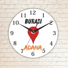 Hediye Vakti Memelekete Özel  Duvar Cam Saati