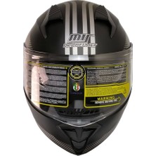 Mts 966 WX20 Grey Çene Açılır Mat Siyah-Gri Kask