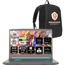 Msı Thin 15 Intel Core I5 12450H 12GB 2tb SSD RTX3050/4GB 15.6" Fhd 144Hz W11H Taşınabilir Bilgisayar & Per4 Çanta B12UC1891TRP309